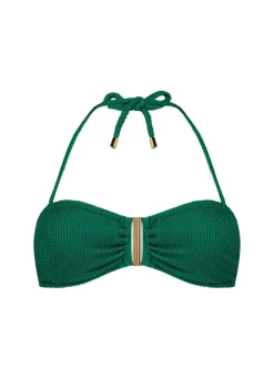 Bad/beach dames bikini top groen