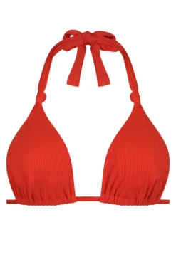 Bad/beach dames bikini top rood