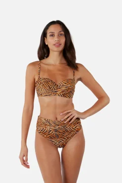 Bad/beach dames bikini top ecru