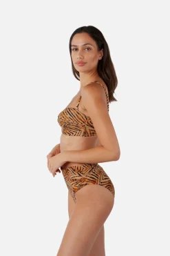 Bad/beach dames bikini top ecru