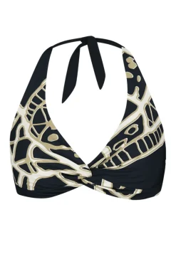 Bad/beach dames bikini top zwart