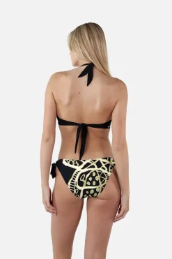 Bad/beach dames bikini top zwart