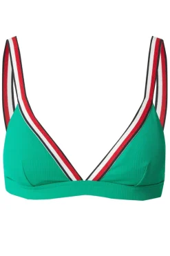 Bad/beach dames bikini top groen