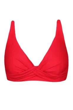 Bad/beach dames bikini top rood