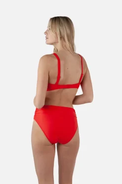 Bad/beach dames bikini top rood
