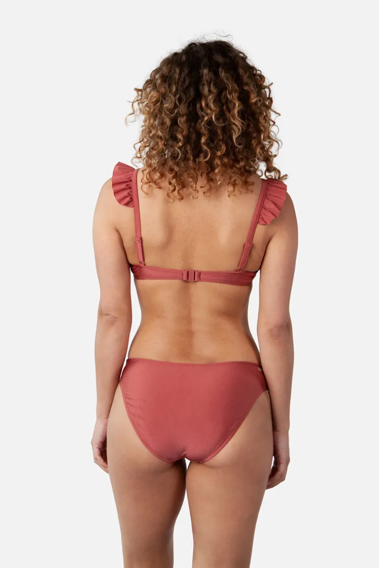 Bad/beach dames bikini top bruin