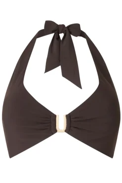 Bad/beach dames bikini top bruin
