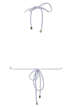 Bad/beach dames bikini top blauw