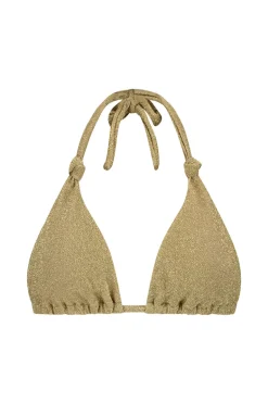 Bad/beach dames bikini top goud