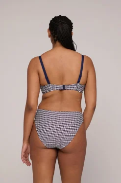 Bad/beach dames bikini top blauw