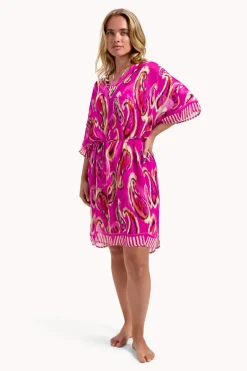 Bad/beach dames jurkje strand rose