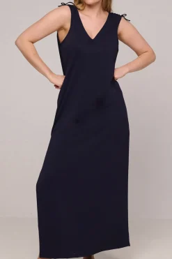 Bad/beach dames jurkje strand blauw