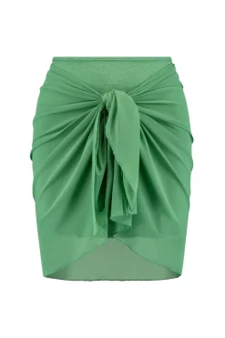 Bad/beach dames rokken strand groen