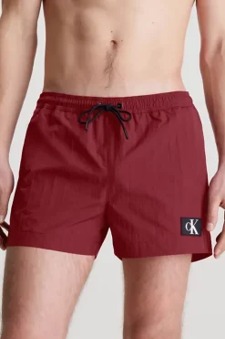 Bad/beach heren zwemshort rood