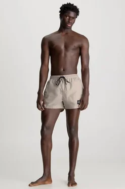Bad/beach heren zwemshort ecru