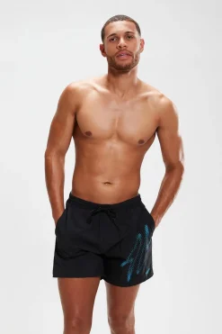 Bad/beach heren zwemshort blauw