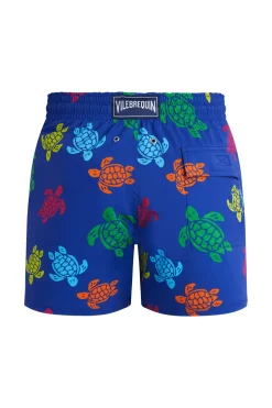 Bad/beach heren zwemshort blauw