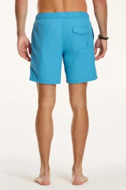 Bad/beach heren zwemshort blauw