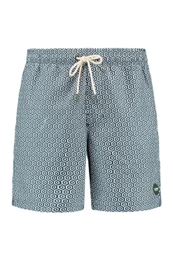 Bad/beach heren zwemshort groen
