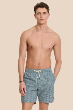 Bad/beach heren zwemshort groen