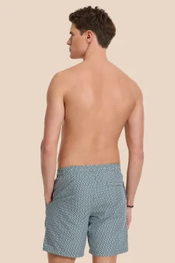 Bad/beach heren zwemshort groen