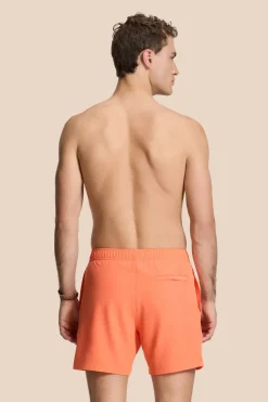 Bad/beach heren zwemshort oranje