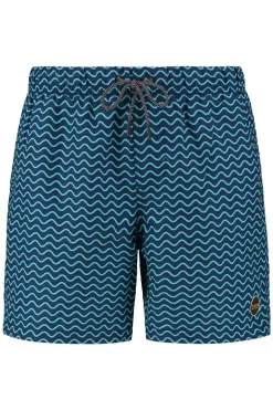 Bad/beach heren zwemshort blauw
