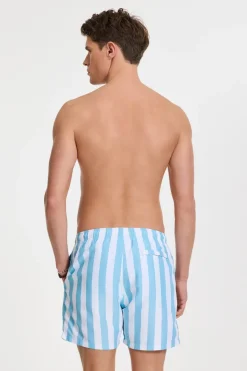 Bad/beach heren zwemshort blauw