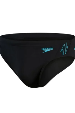 Bad/beach heren zwemslip krt zwart