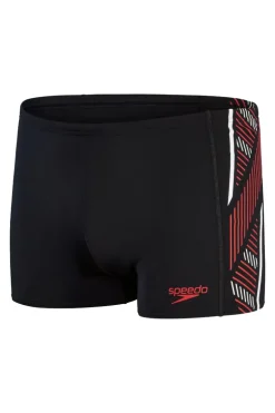 Bad/beach heren zwemslip mid zwart