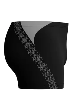 Bad/beach heren zwemslip mid zwart
