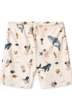 Bad/beach jongens zwemshort ecru