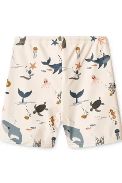 Bad/beach jongens zwemshort ecru