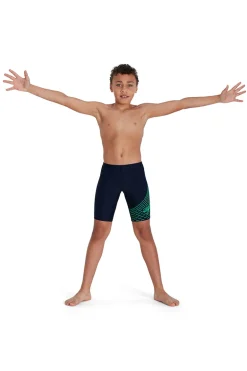 Bad/beach jongens zwemslip krt blauw