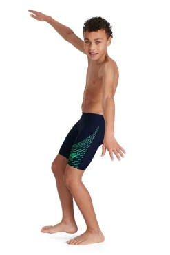 Bad/beach jongens zwemslip krt blauw
