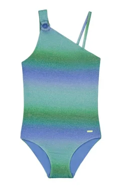 Bad/beach meisjes badpak mode groen