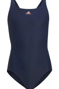 Bad/beach meisjes badpak sport blauw