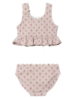 Bad/beach meisjes bikini blauw
