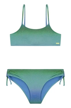 Bad/beach meisjes bikini groen