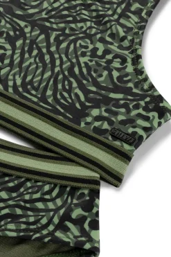 Bad/beach meisjes bikini groen
