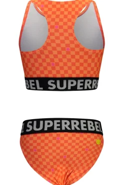 Bad/beach meisjes bikini oranje
