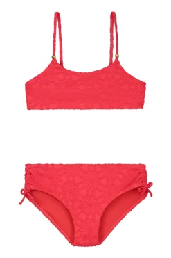 Bad/beach meisjes bikini rood