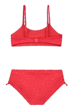 Bad/beach meisjes bikini rood