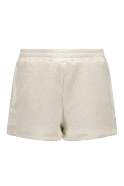 Bad/beach meisjes short ecru