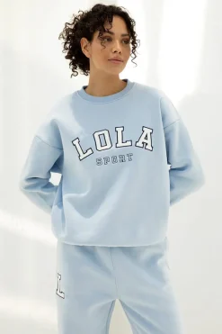 Casual dames sweater blauw