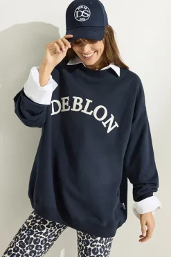 Casual dames sweater blauw