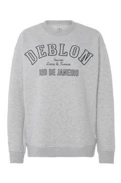 Casual dames sweater grijs