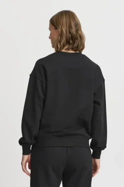 Casual dames sweater zwart