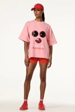 Casual dames t-shirt km rose