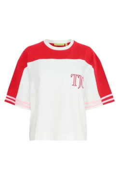 Casual dames t-shirt km wit